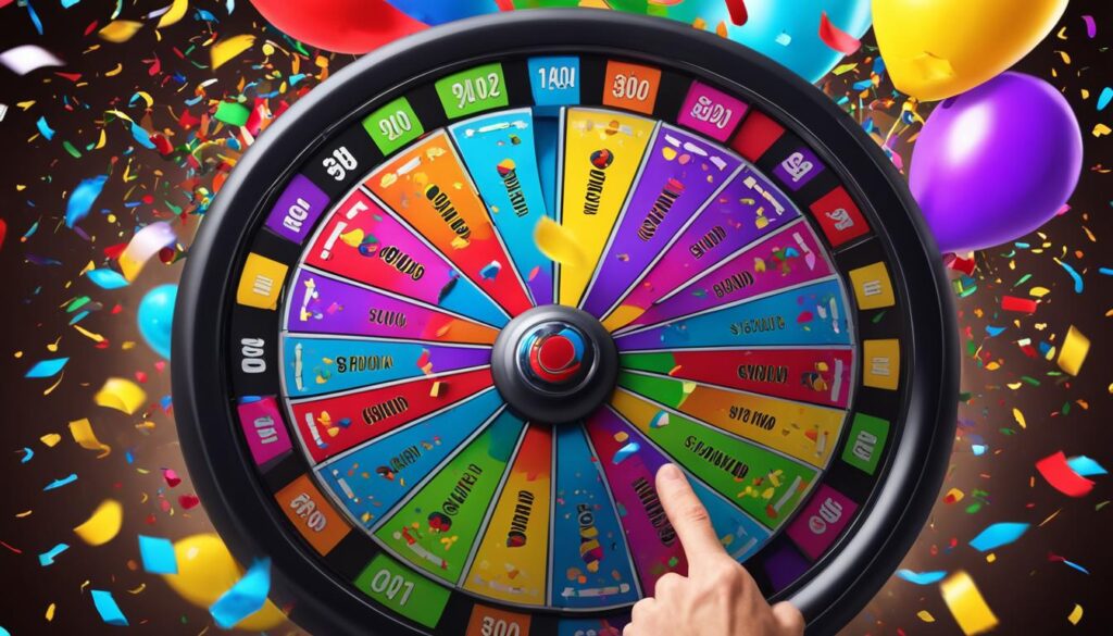 spin and win prizes