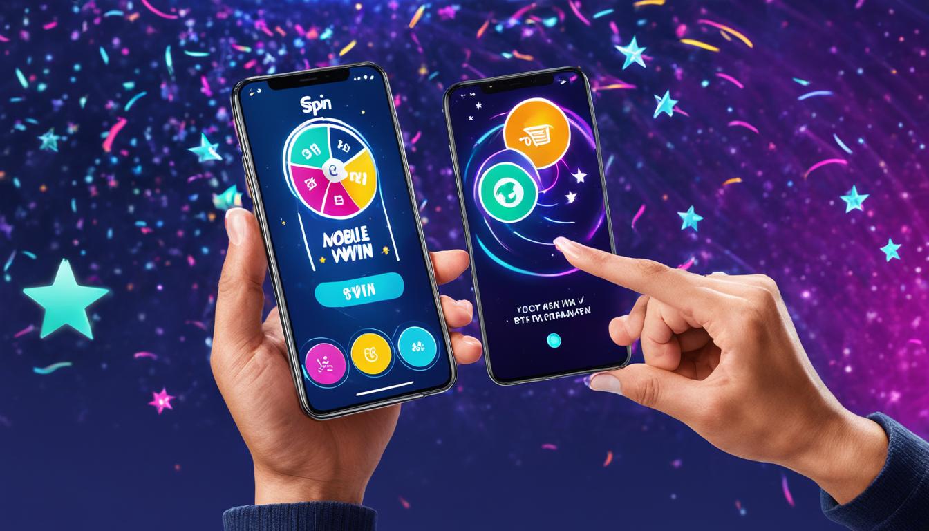 Spin and win mobile