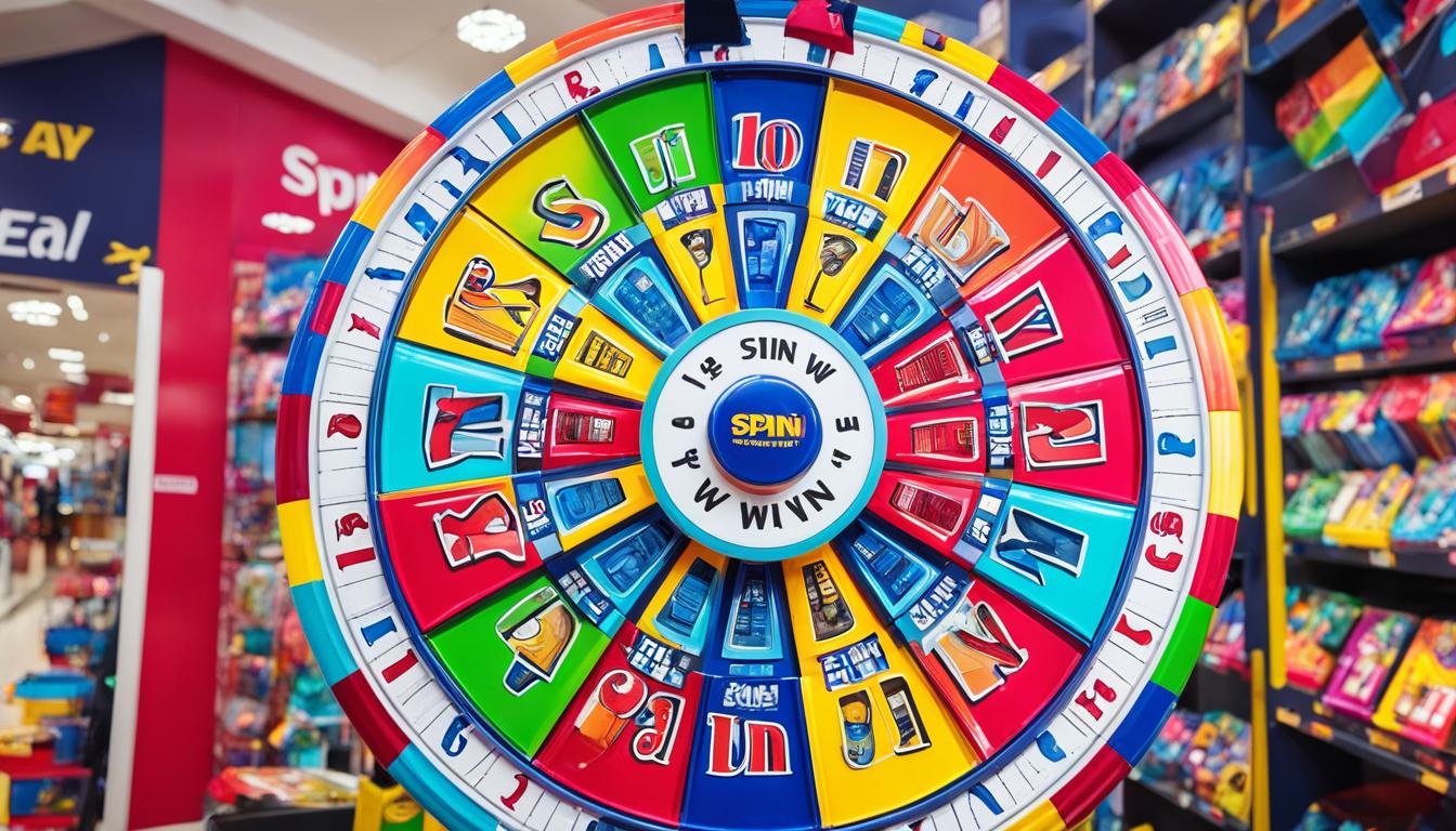 Spin and win wheel for sale