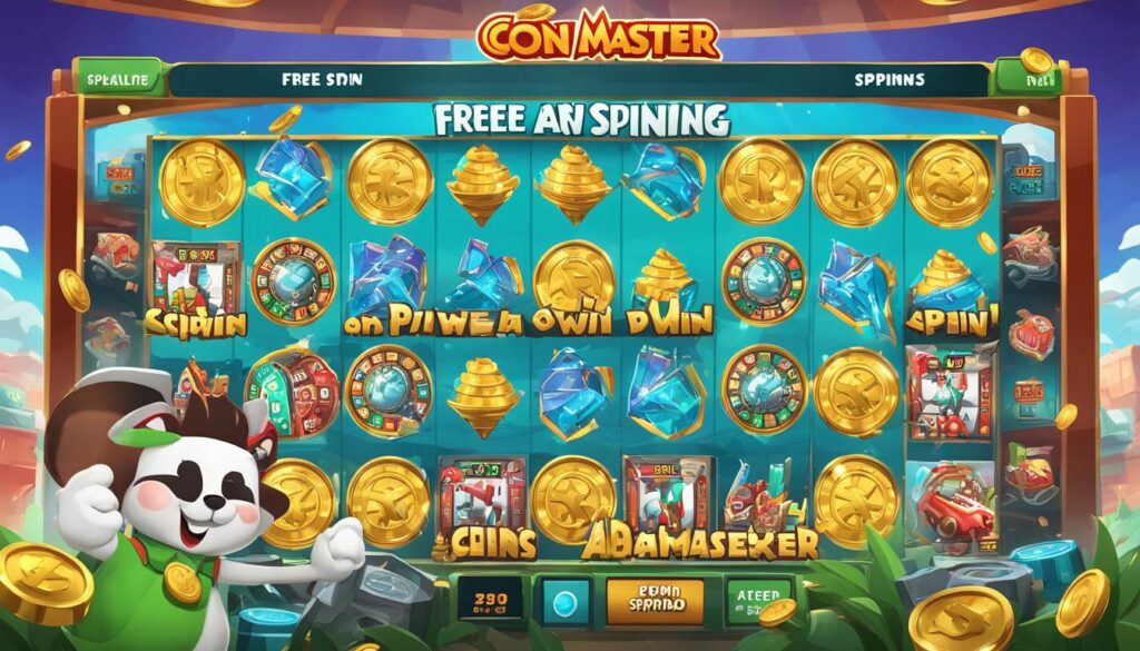 free spin and win coin master