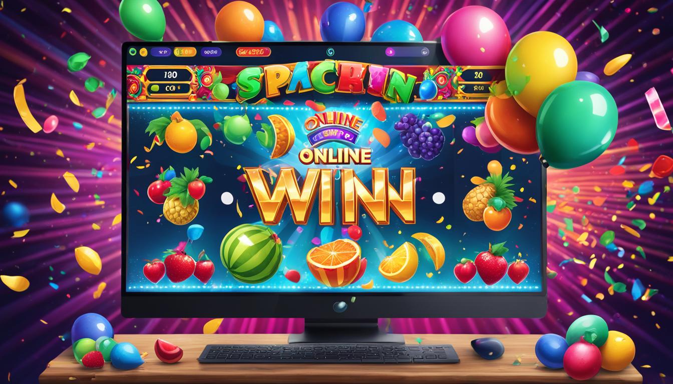 online spin and win game